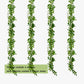 4 Strands of 25.6 Feet Artificial Wisteria Vine Garland Foliage String for Home Decor and DIY Indoor-Outdoor Party