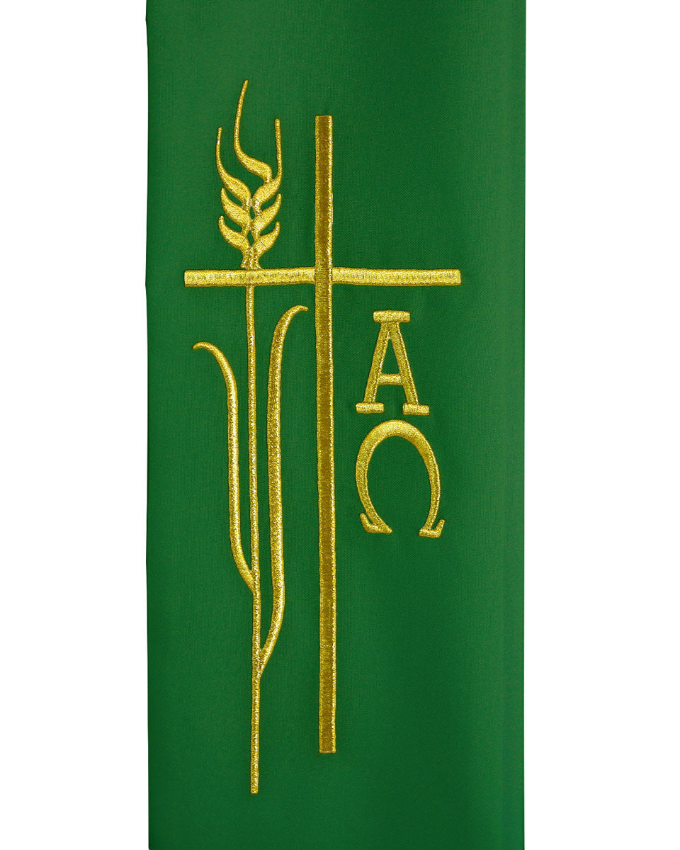 Alpha Omega Wheat Deacon Stoles - 4 Colors Available