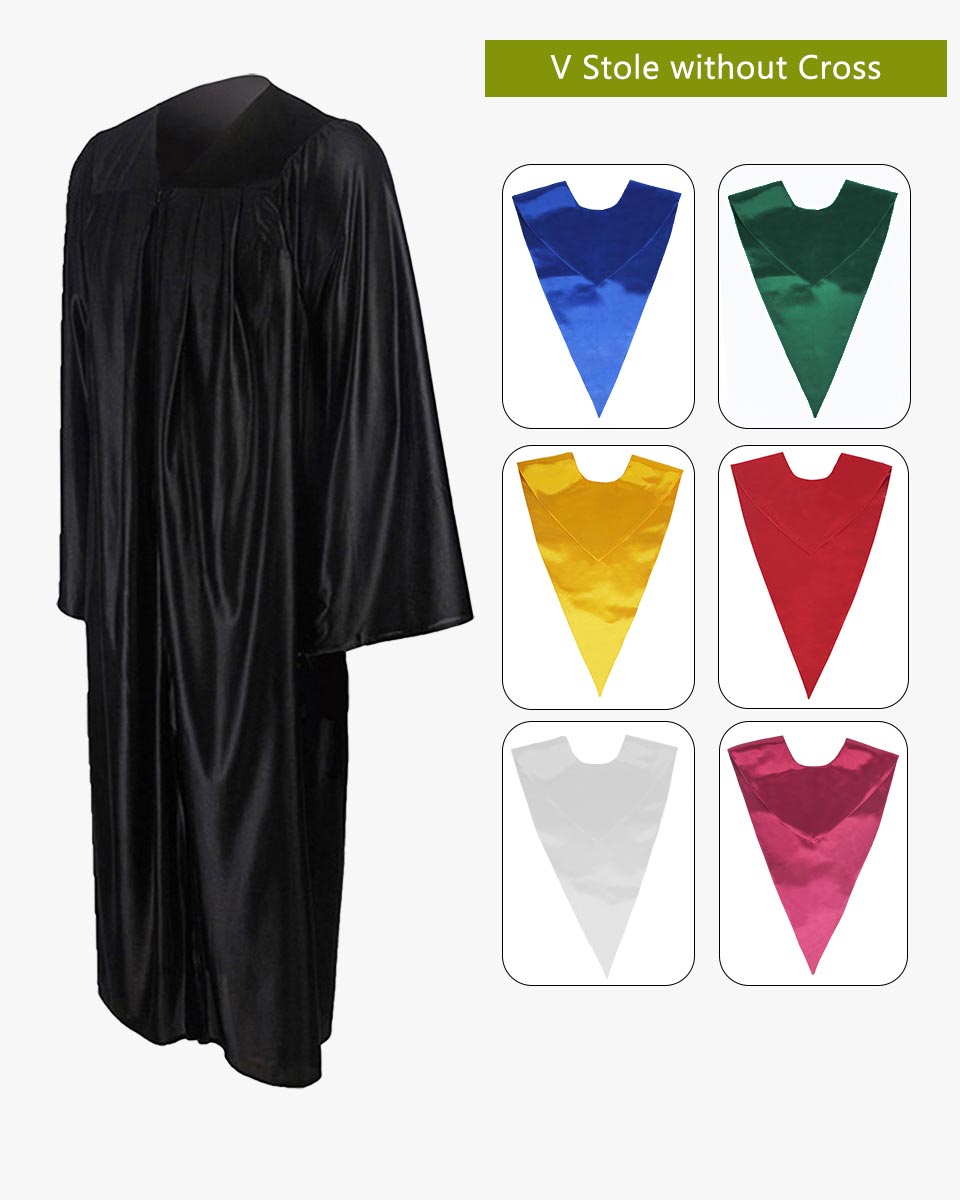 Senior Economy Choir Robe with Matching Stoles