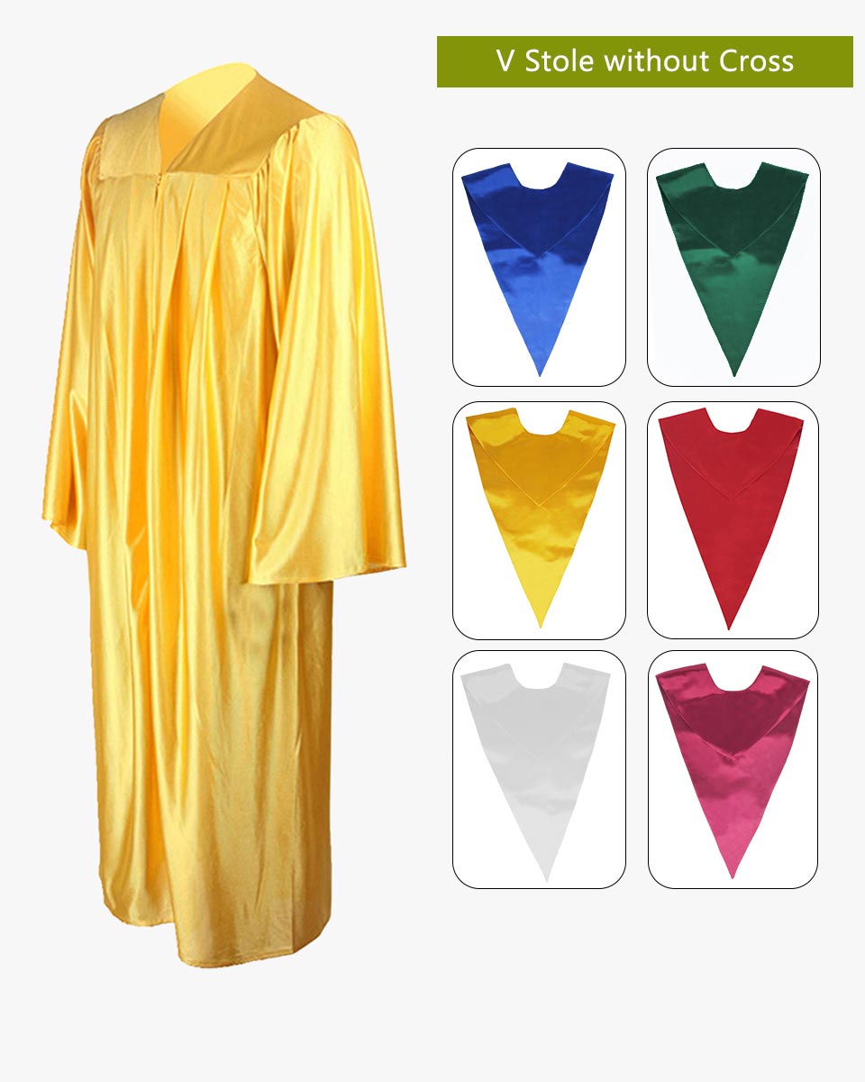 Senior Economy Choir Robe with Matching Stoles