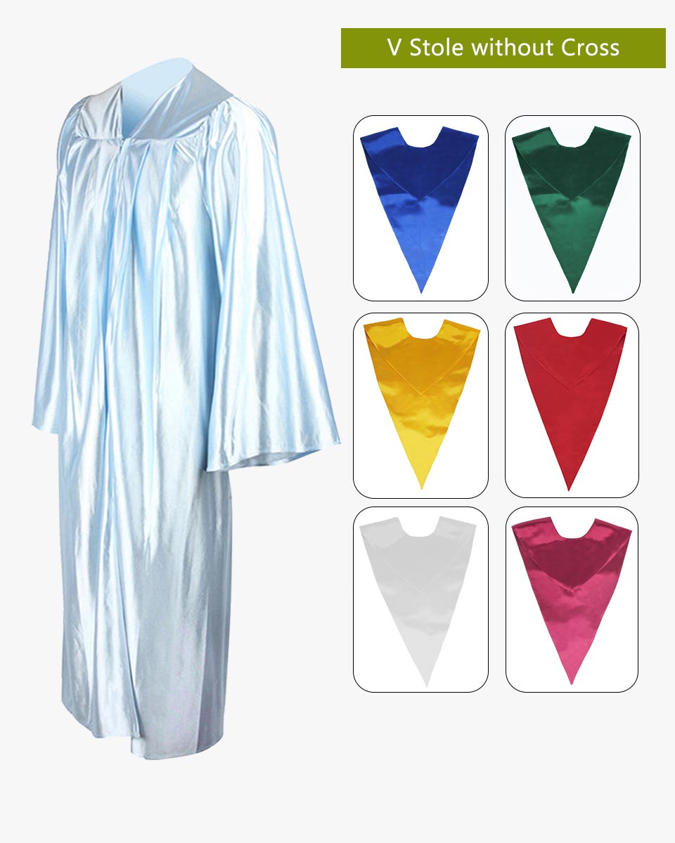 Senior Economy Choir Robe with Matching Stoles