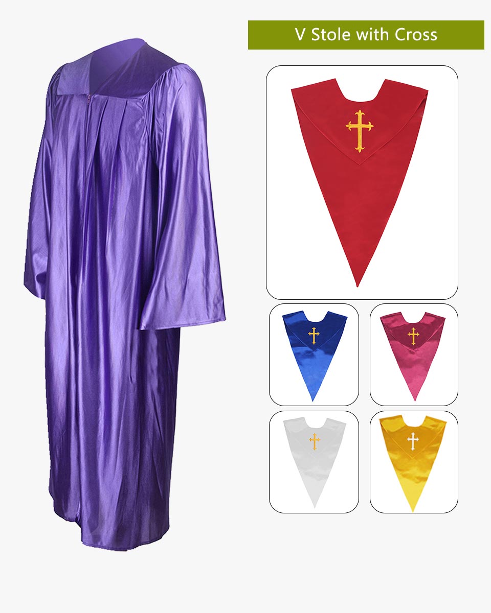 Senior Economy Choir Robe with Stoles Package Ivyrobes