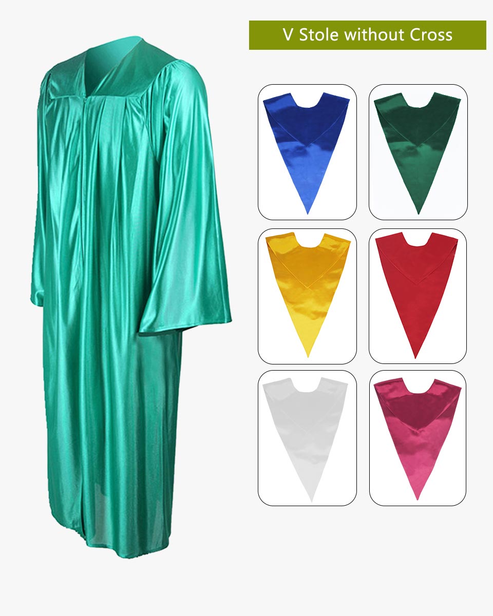 Senior Economy Choir Robe with Matching Stoles