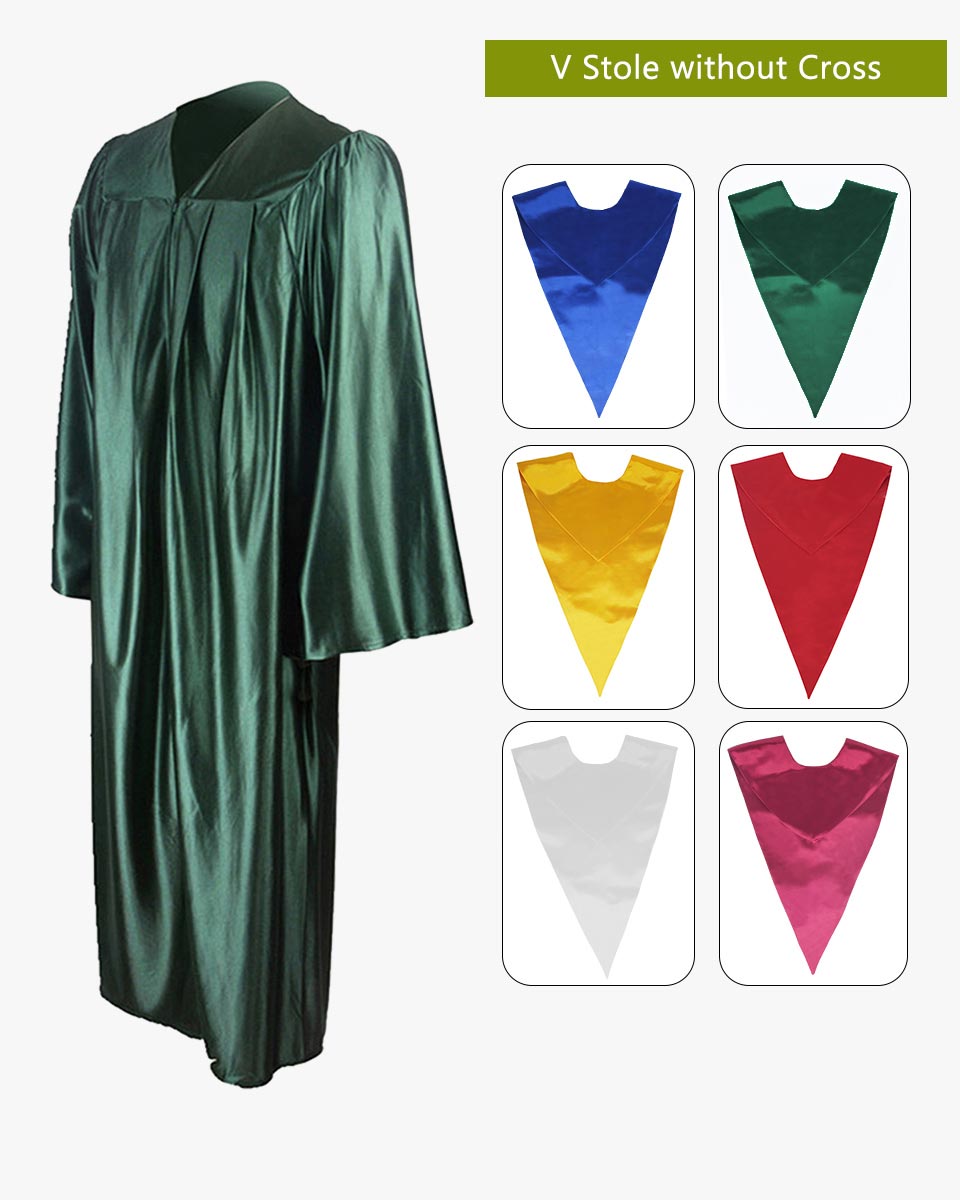 Senior Economy Choir Robe with Matching Stoles