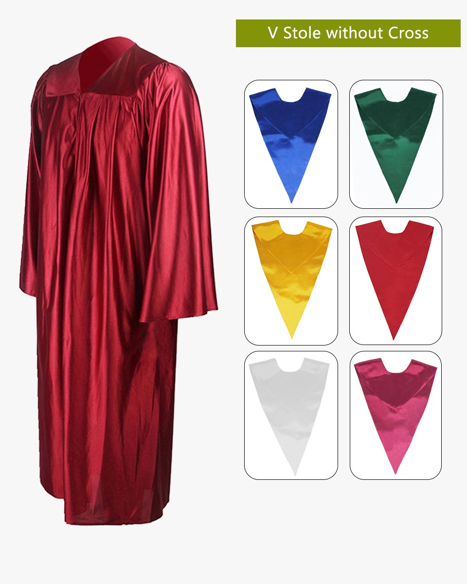 Senior Economy Choir Robe with Matching Stoles