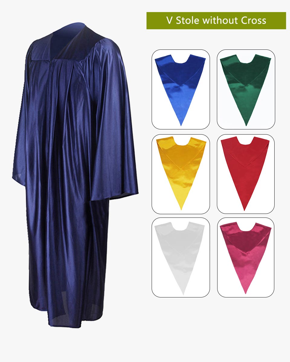 Senior Economy Choir Robe with Matching Stoles