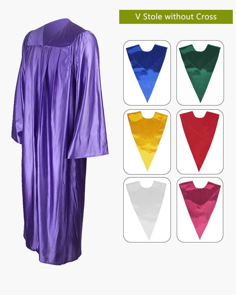 Senior Economy Choir Robe with Matching Stoles