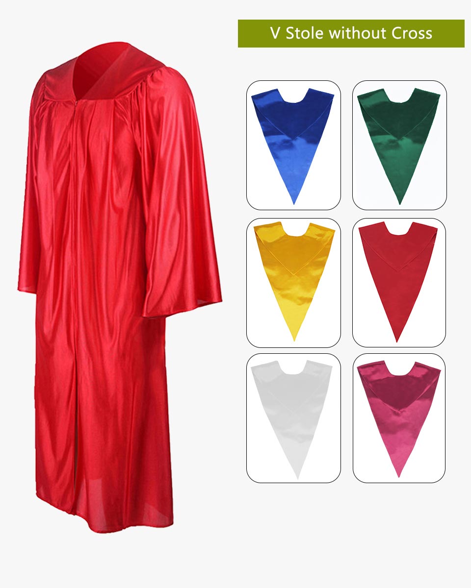 Senior Economy Choir Robe with Matching Stoles