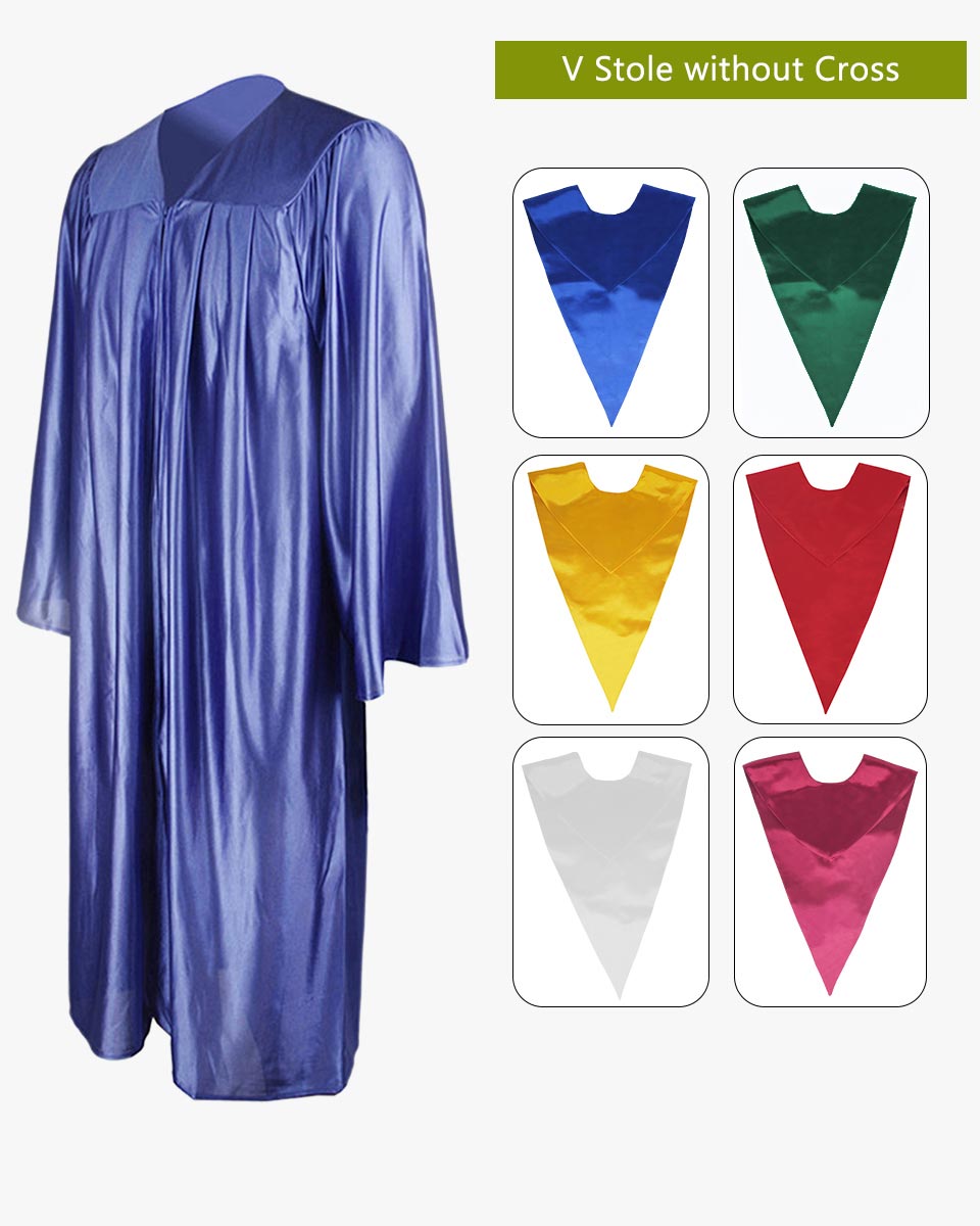 Senior Economy Choir Robe with Matching Stoles