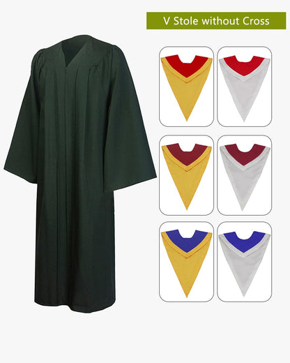 Senior Classic Choir Robes with Reversible Stoles