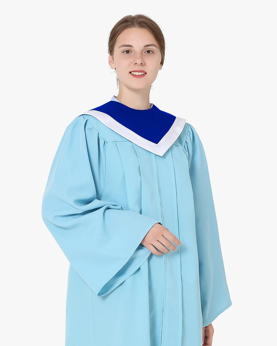 Reversible Choir Stoles with Border - 6 Color Combinations Available