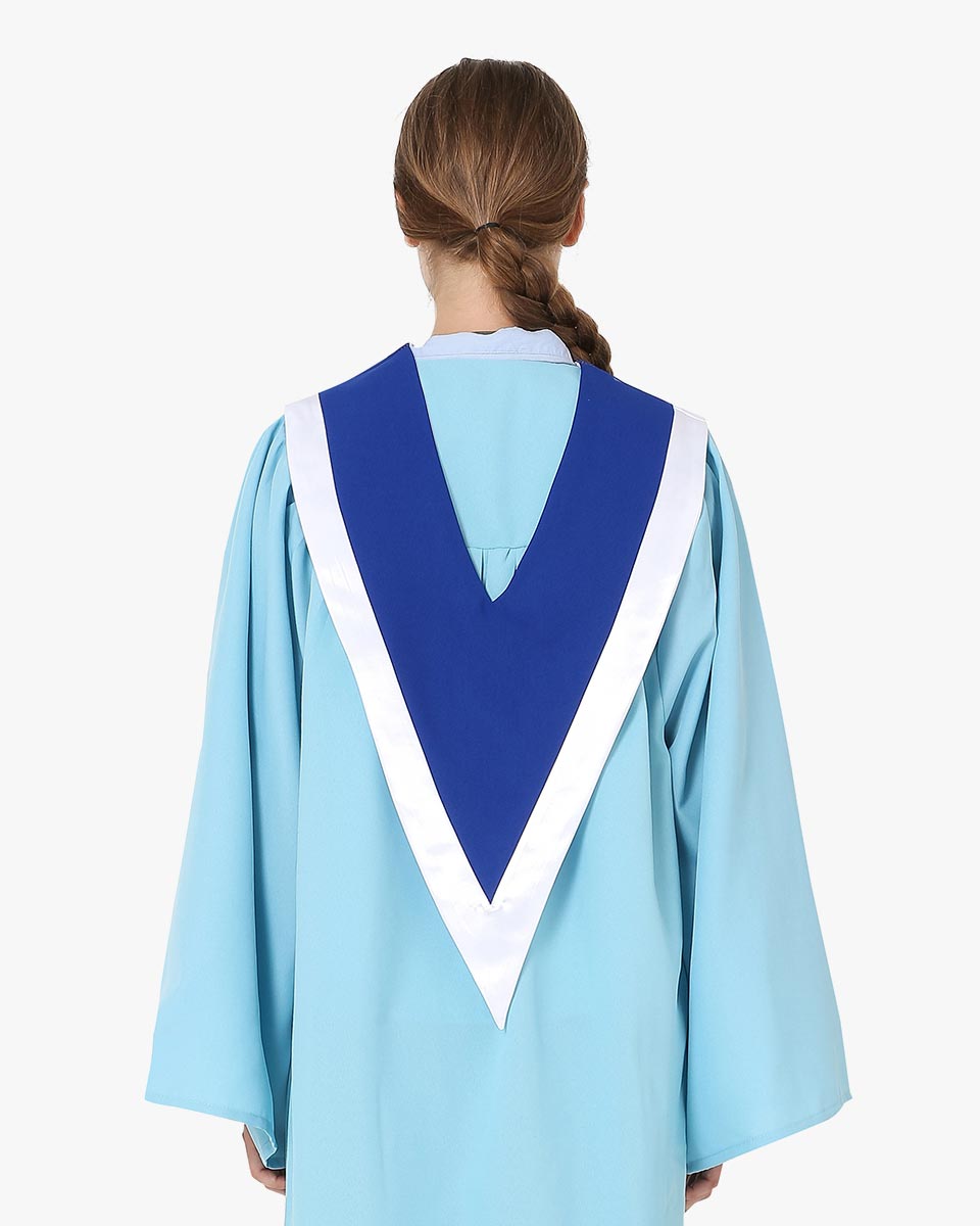 Reversible Choir Stoles with Border - 6 Color Combinations Available