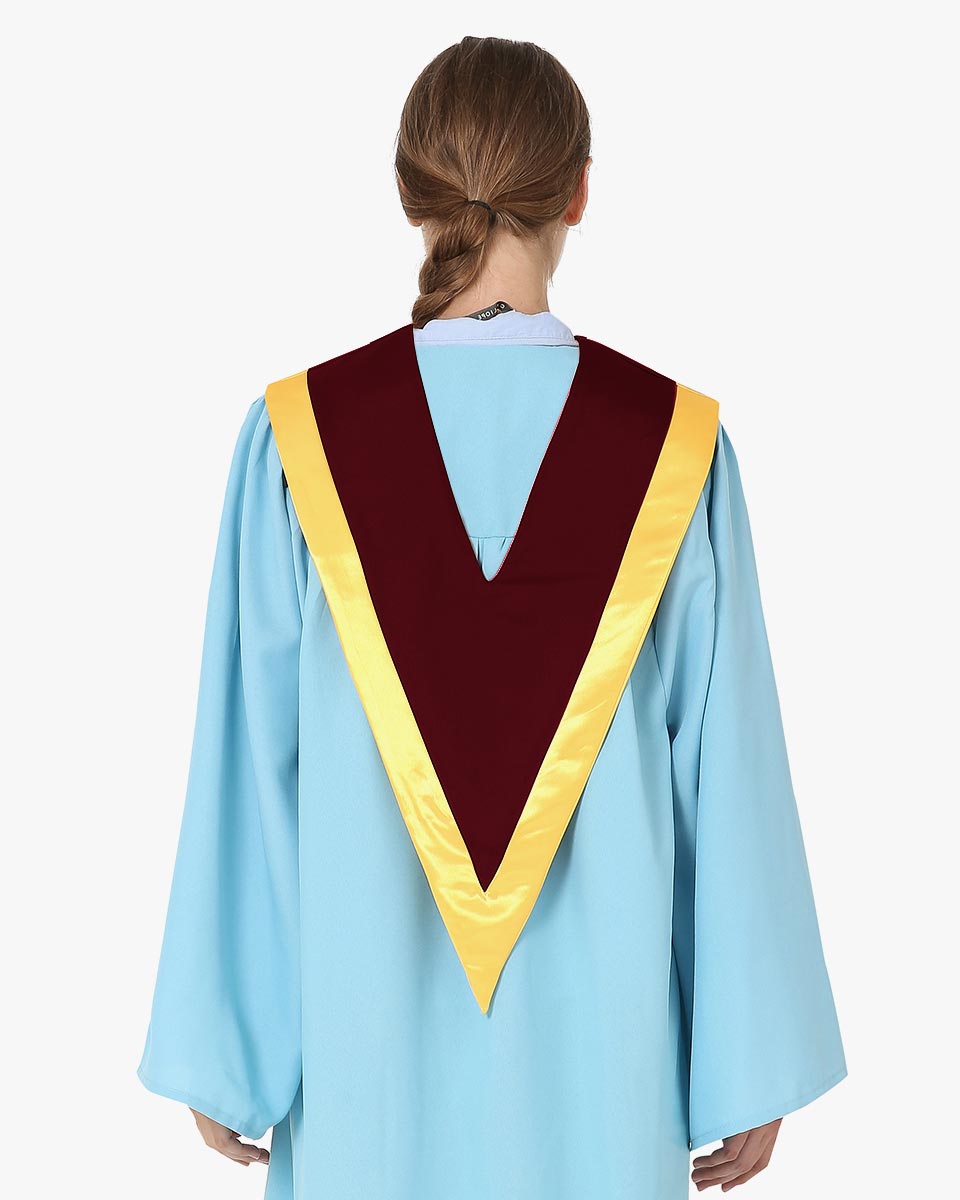 Reversible Choir Stoles with Border and Cross