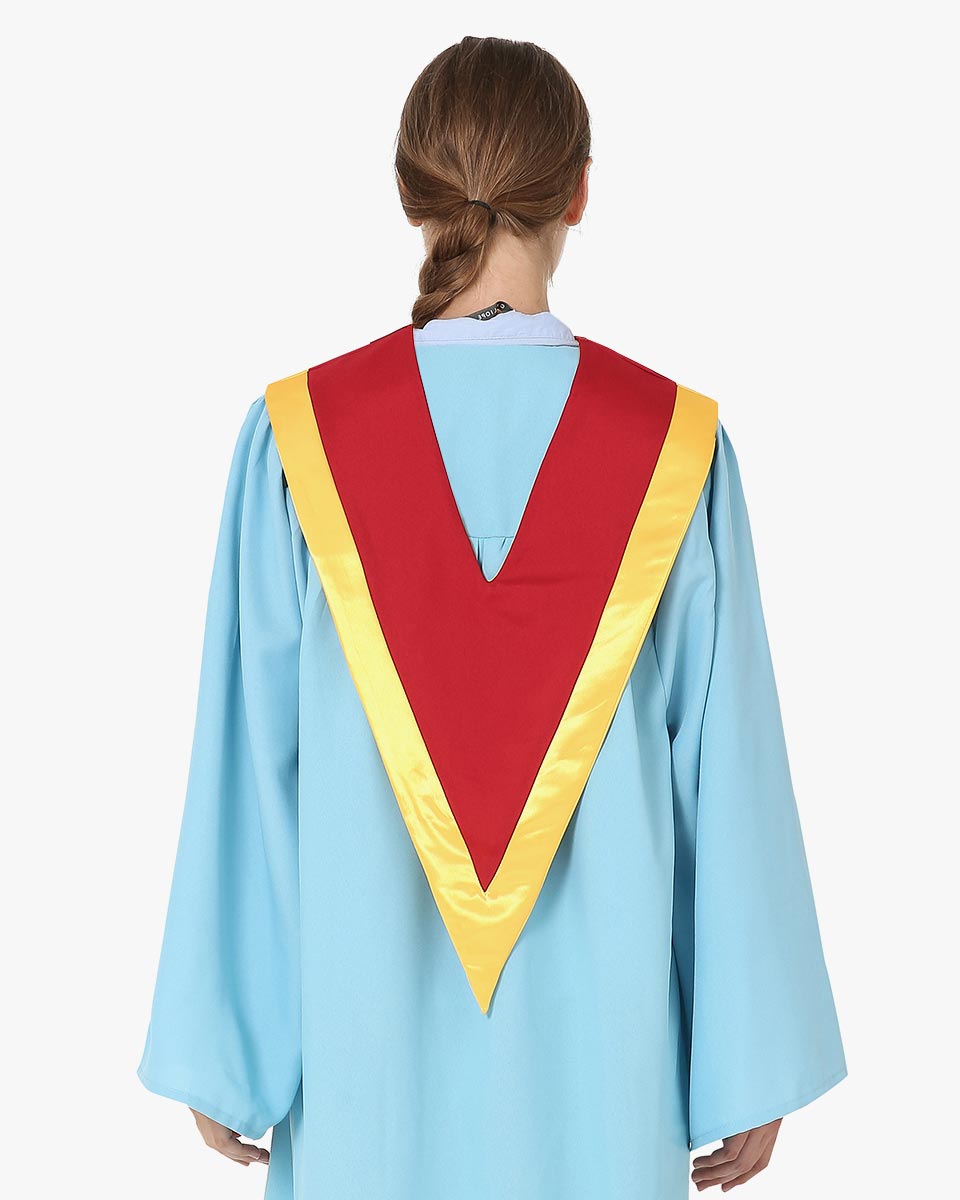 Reversible Choir Stoles with Border and Cross