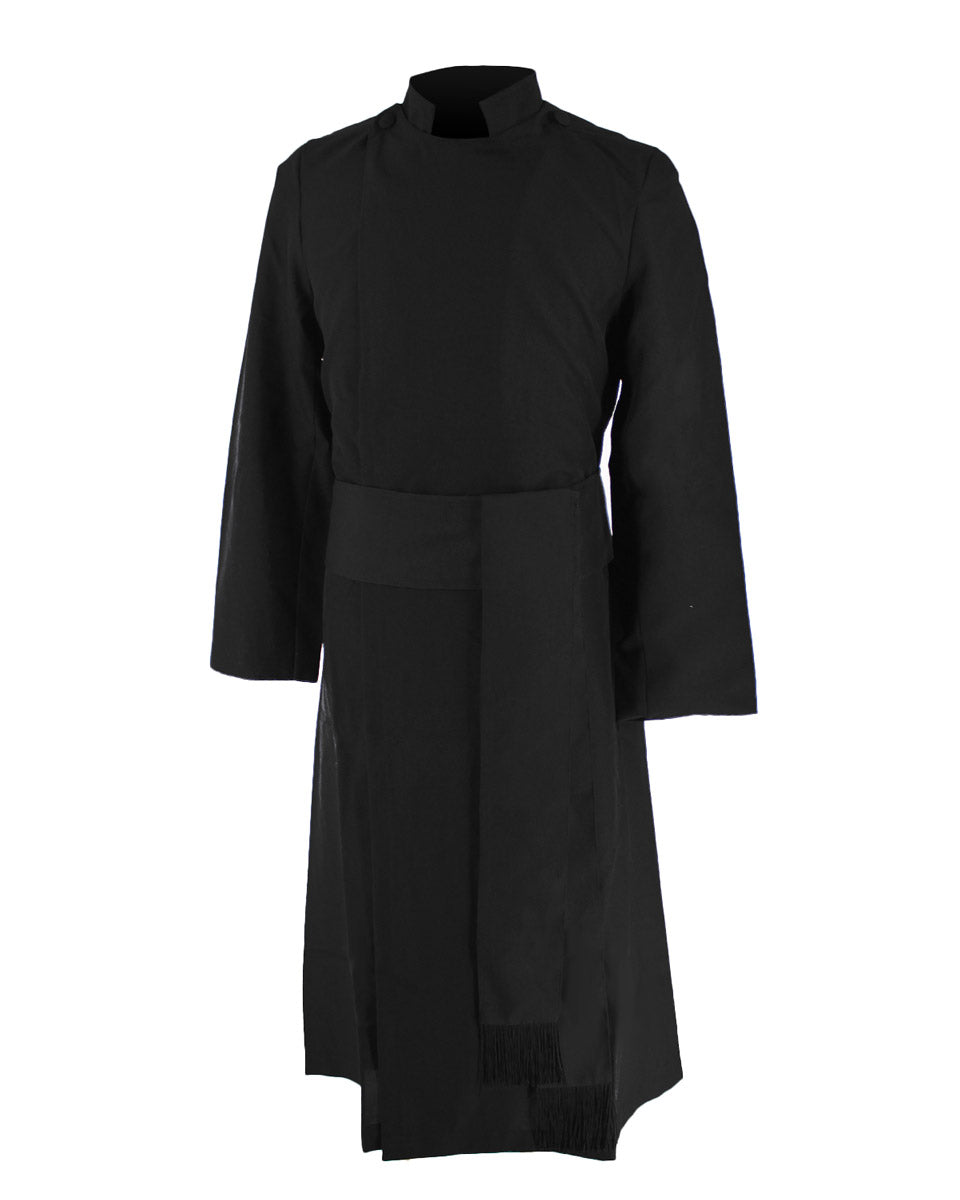 Black Anglican Cassock and Band Cincture Package-Black – Ivyrobes