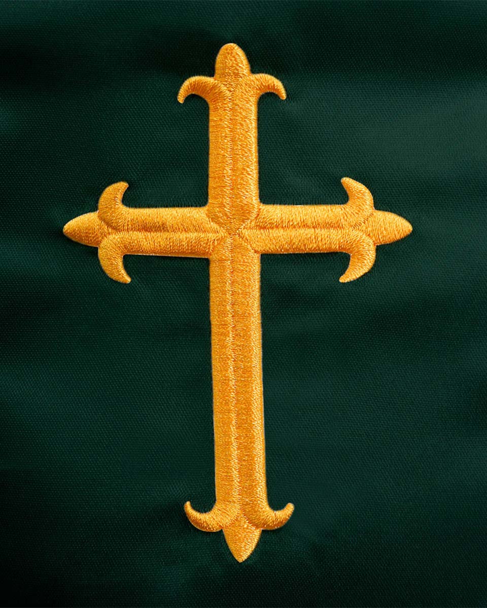 Clergy Stoles with Embroidery Cross - 5 Colors Available