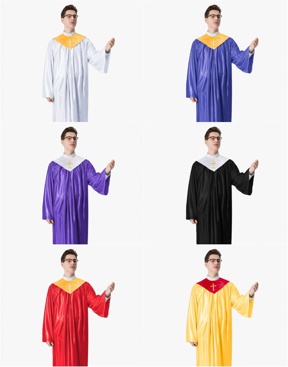 Senior Economy Choir Robe with Matching Stoles