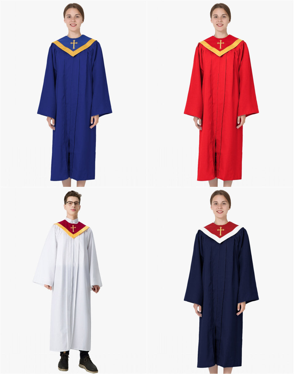 Senior Classic Choir Robes with Reversible Stoles