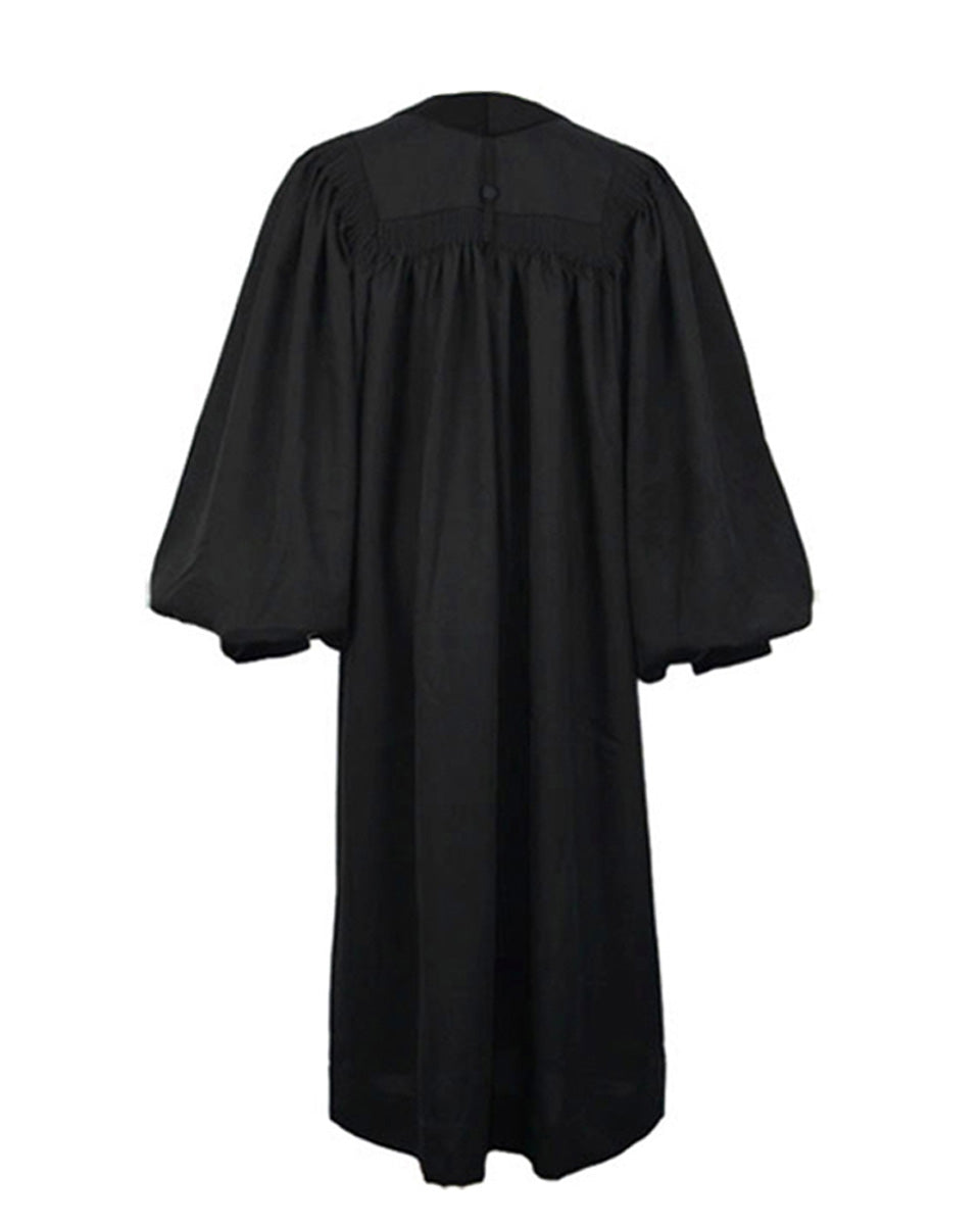 Custom Black Clergy Robes with Cross for Women and Men – Ivyrobes