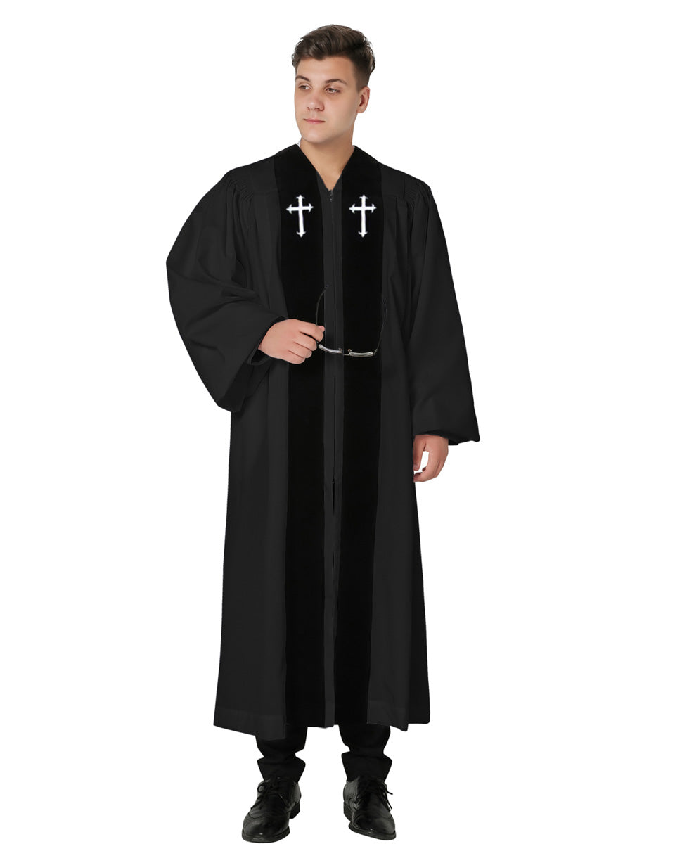 Custom John Wesley Clergy Robes with Logo
