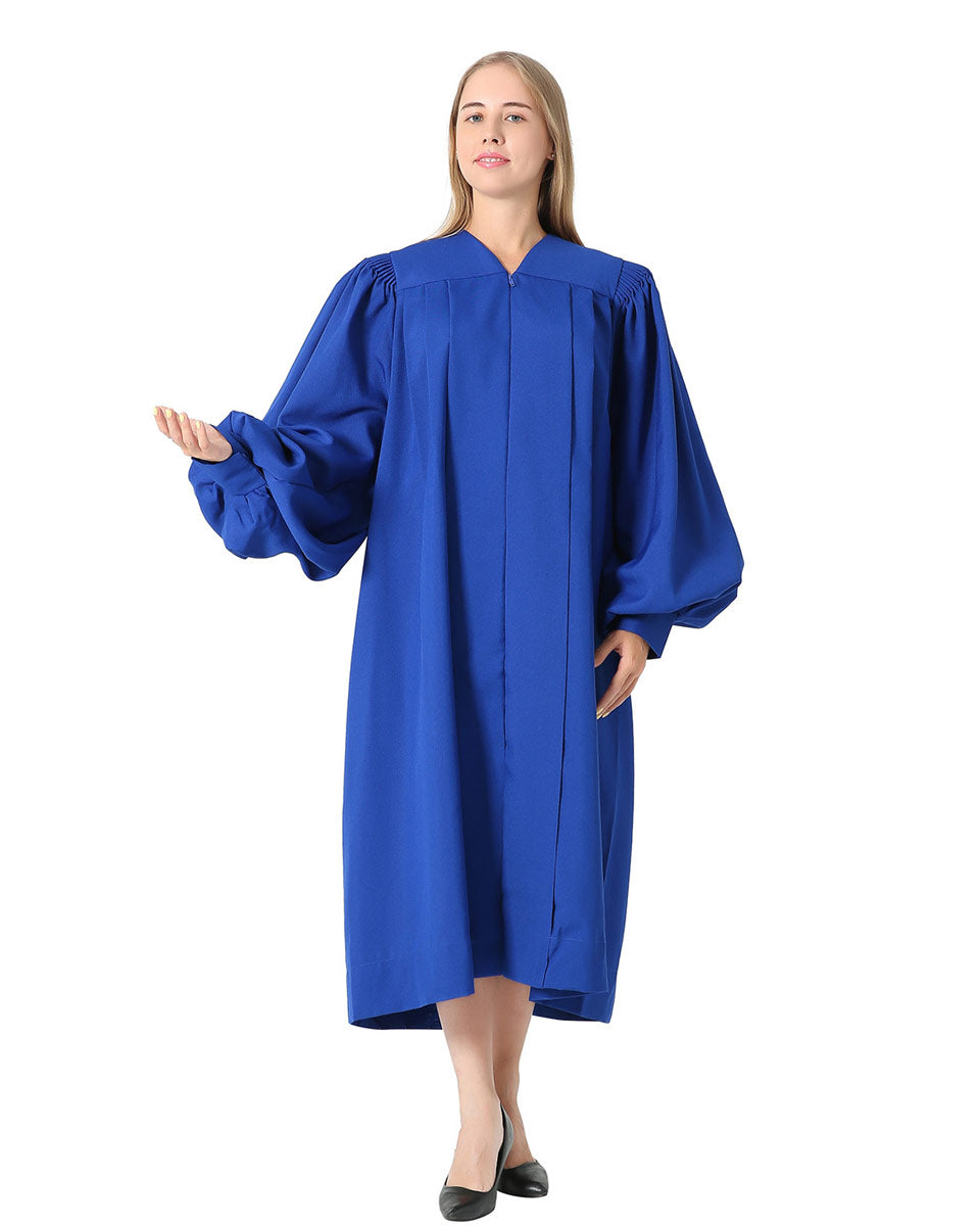 Custom Senior Fluted Trinity Choir Robes with Cuff Sleeve