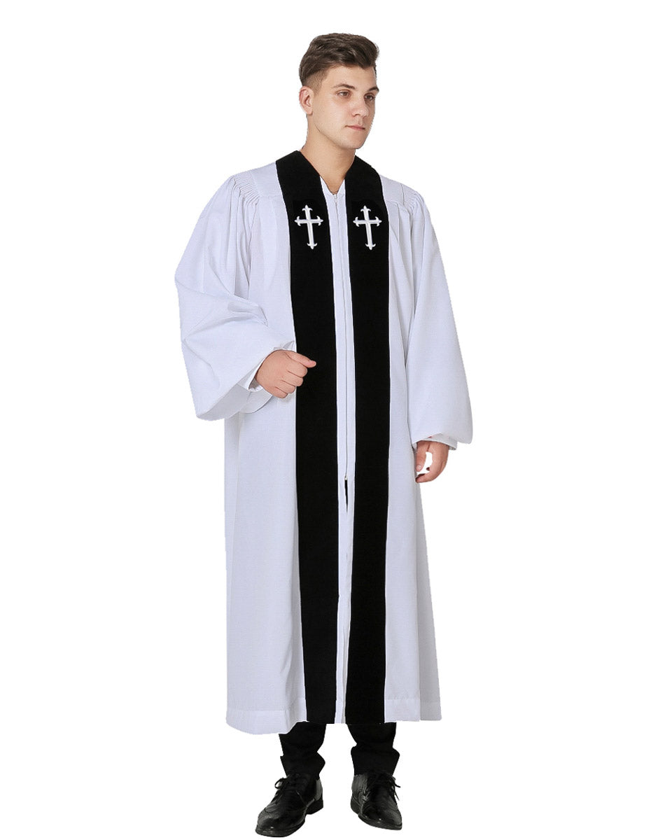 Custom Velvet Geneva Clergy Robe