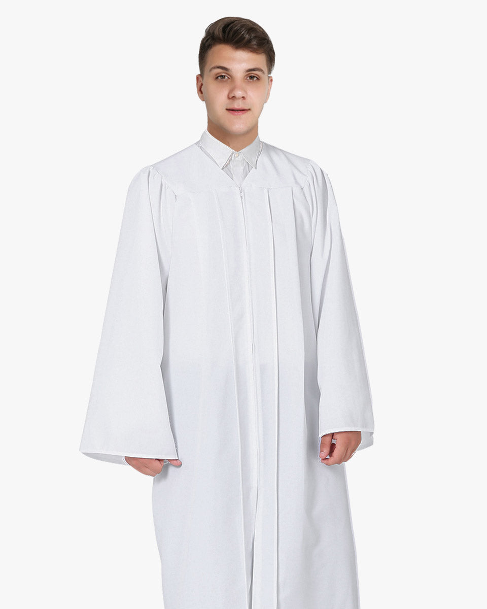 Economy Confirmation Robes - White