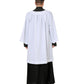 Economy Round Neckline Surplice - White