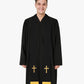 Reversible Clergy Stole with Cross - 5 Color Combinations Available