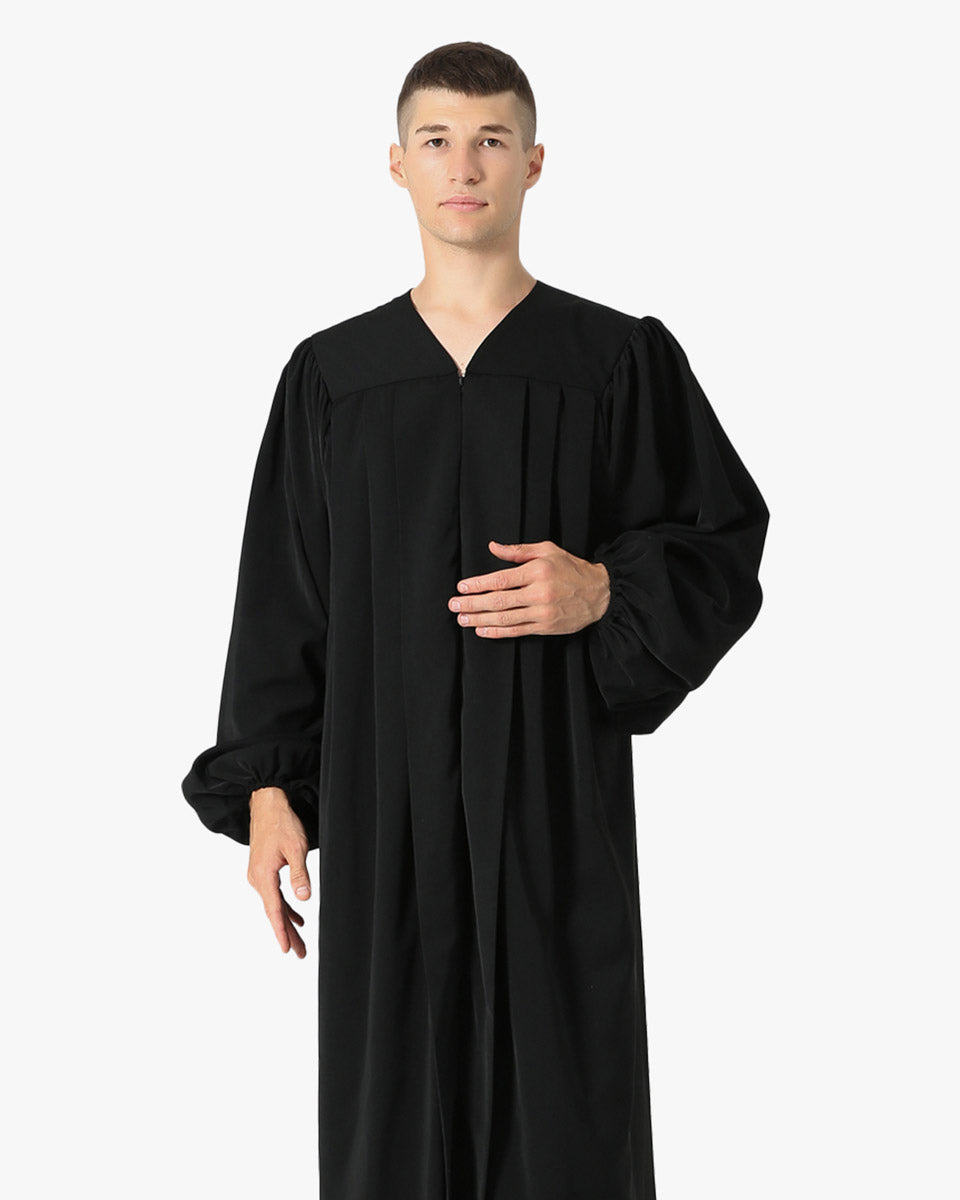 Premium Baptismal Robes - Black