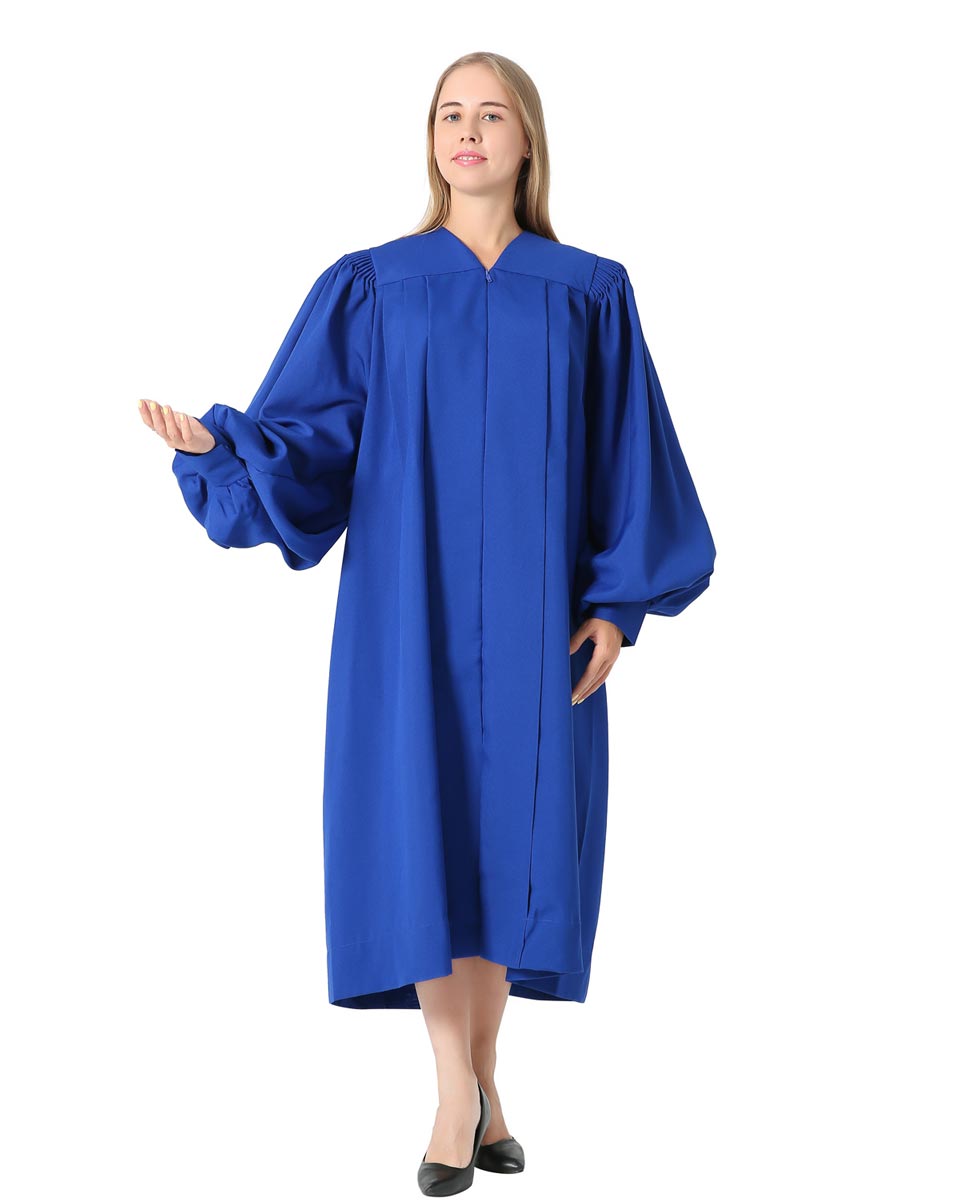 Senior Fluted Trinity Choir Robes with Cuff Sleeve - 3 Colors Available