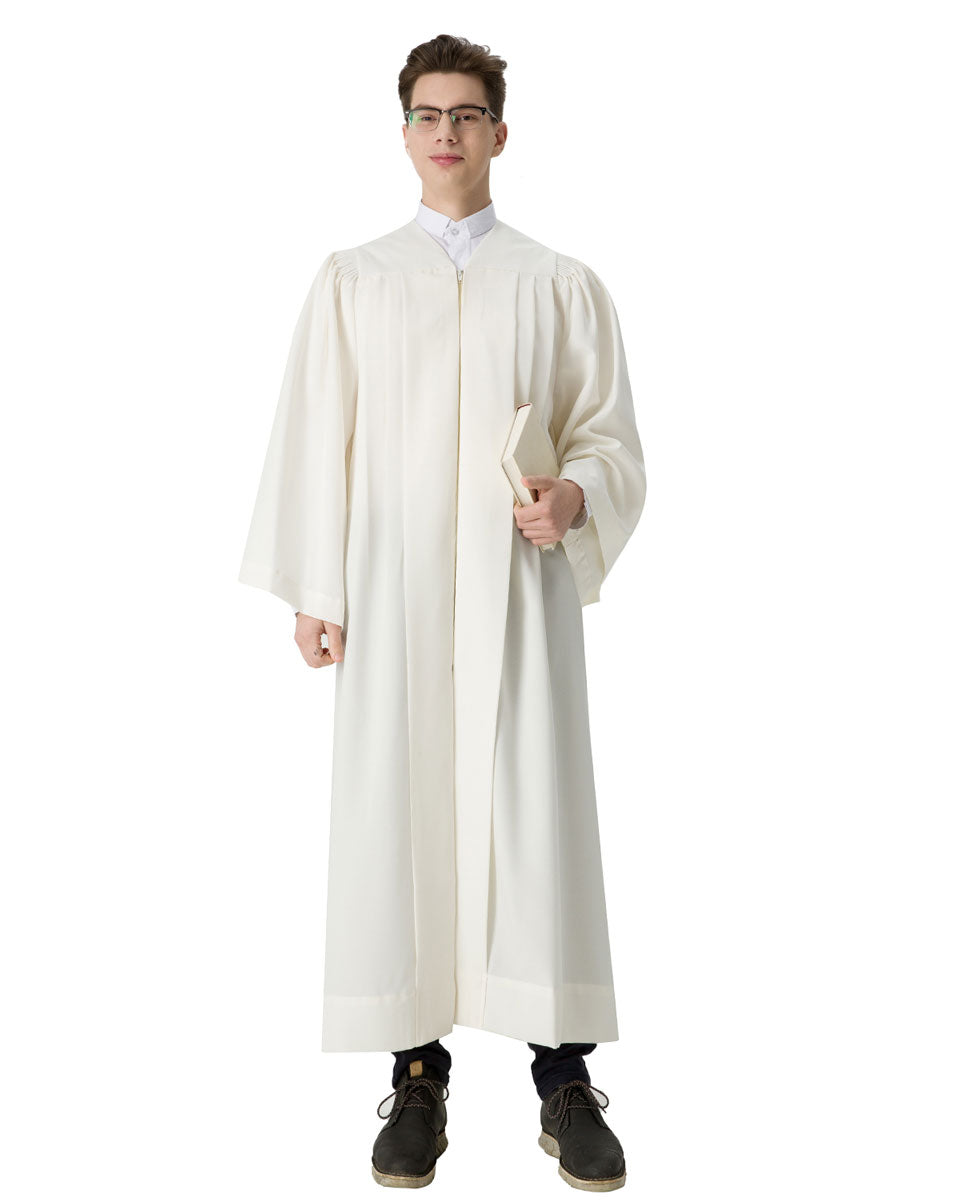 Senior Fluted Trinity Choir Robes with Open Sleeves - 3 Colors Available