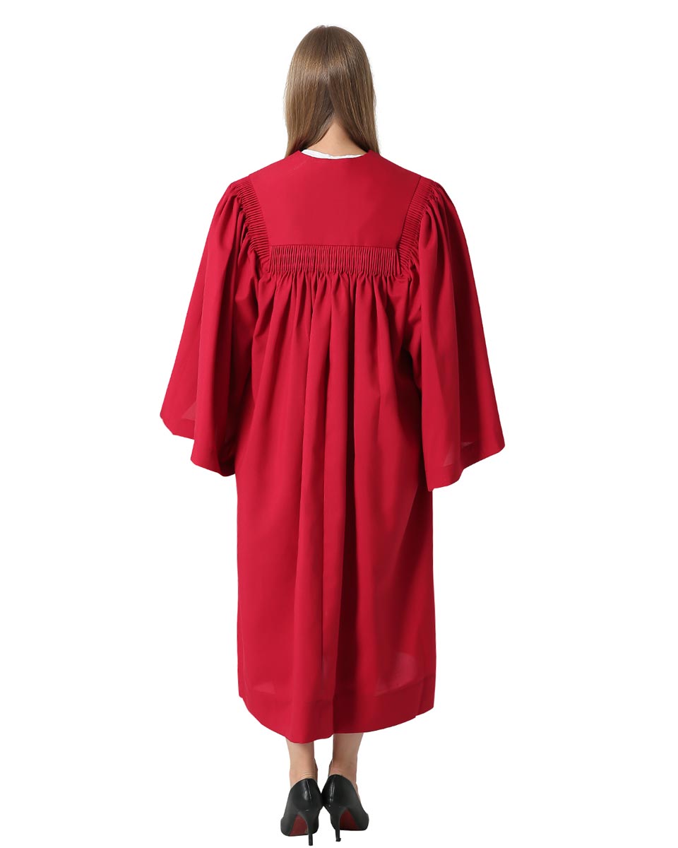 Senior Fluted Trinity Choir Robes with Open Sleeves - 3 Colors Available