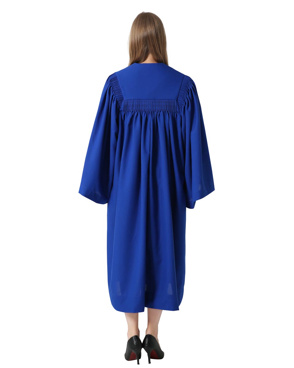 Senior Fluted Trinity Choir Robes with Open Sleeves - 3 Colors Available